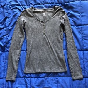 SOLD hollister henley long sleeve